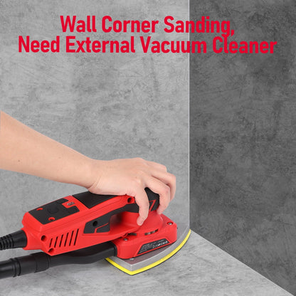 2026 NEW M optimized Electric Detail Sander with 12 Sanding Paper, 350W Brushless Motor Mouse Sander, Powerful & Low Vibration, 10000 RPM, for Wood Working
