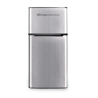 2026 NEW Frigidaire, 4.5 Cu. ft., 2 Door Compact Refrigerator-Chrome Trim, EFR451, Platinum