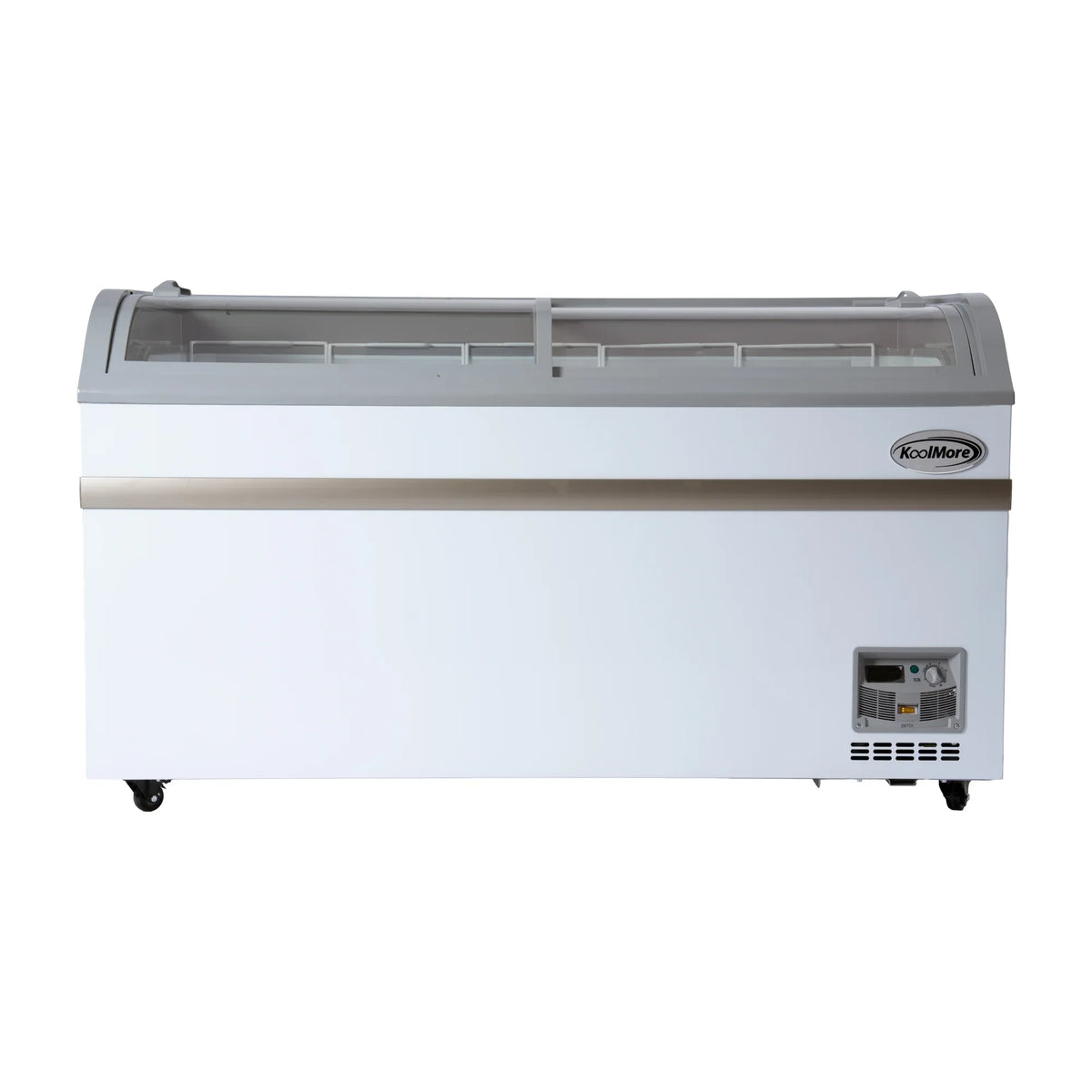 2026 NEW 65 Inch Manual Defrost Island Chest Freezer 16 cu. ft. Capacity in White