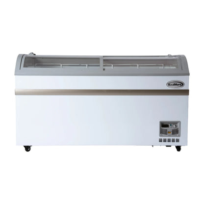 2026 NEW 65 Inch Manual Defrost Island Chest Freezer 16 cu. ft. Capacity in White