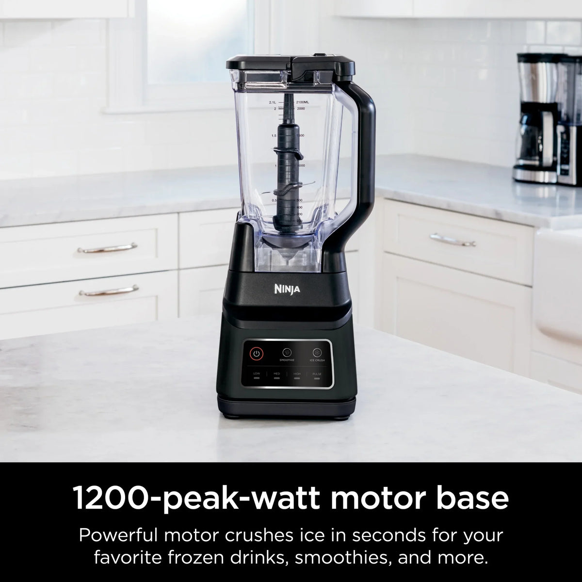 2026 NEW Ninja Professional Plus Blender, 2 Auto-IQ Programs for Smoothies, Frozen Drinks, 1200 W, 72 oz* Total Crushing Pitcher, Black, BN700
