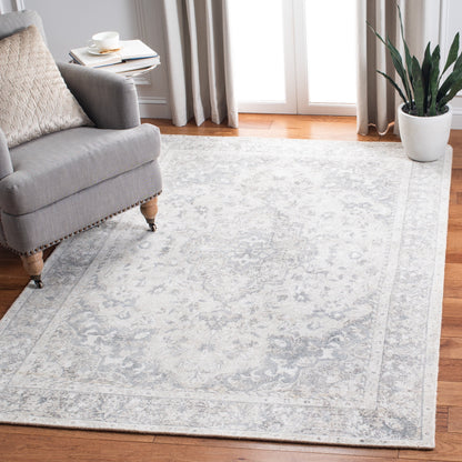 2026 NEW SAFAVIEH Restoration Vintage April Medallion Area Rug, Grey/Ivory, 8' x 10'