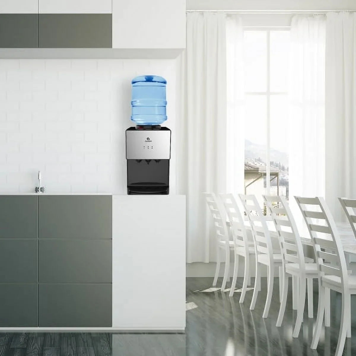 2026 NEW Avalon Top Loading Water Dispenser With Child Safety Lock. 3 Temperatures - Stainless Steel