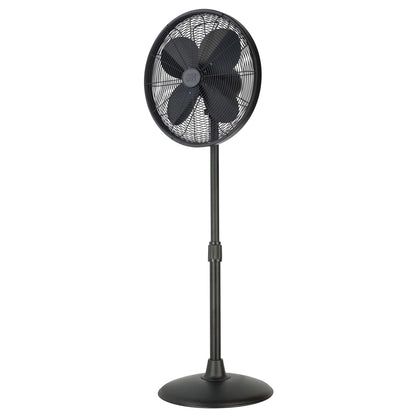 2026 NEW Good Housekeeping 16" 3-Speed Oscillating Pedestal Fan