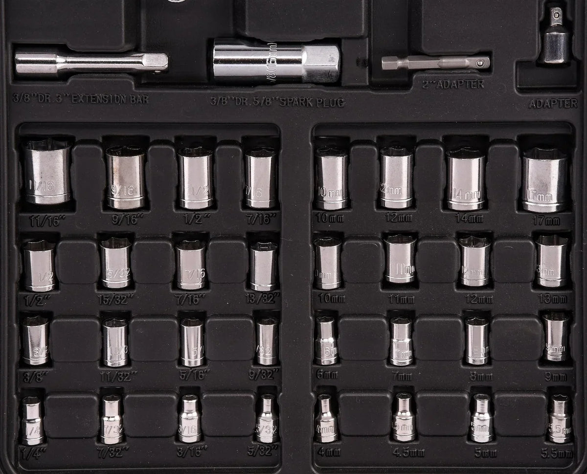 2026 NEW JEGS,12.50 x 24.00 x 3.80" LED Tool Set, 200 Piece
