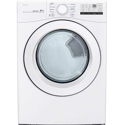 2026 NEW LG DLE3400W 7.4 Cu. Ft. White Front Load Electric Dryer