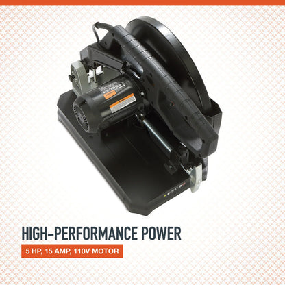 2026 NEW Ironton 14in. Chop Saw, 15 Amps, 5 HP