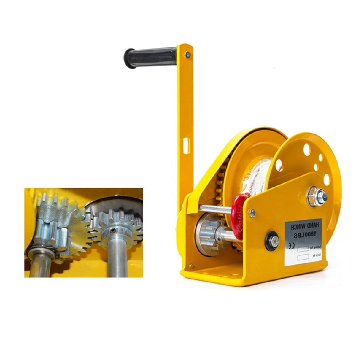 2026 NEW Small Winch Tractor,2600 LBS Portable Hand Crank Two-way Self-locking Manual Winch Household Small Winch Tractor ,Powerful Pulling Performance
