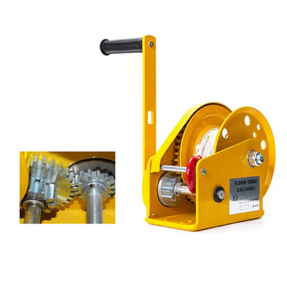 2026 NEW Small Winch Tractor,2600 LBS Portable Hand Crank Two-way Self-locking Manual Winch Household Small Winch Tractor ,Powerful Pulling Performance