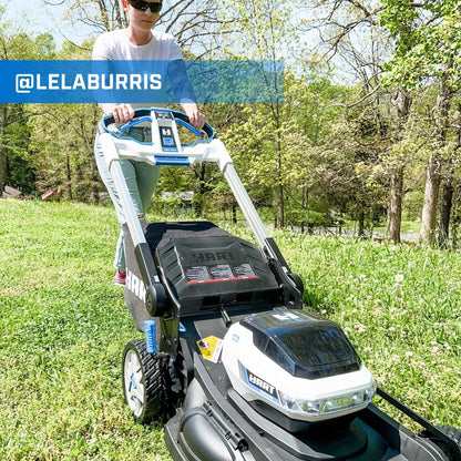 2026 NEW HART 40-Volt 21-inch Supercharge 3-in-1 Self-Propelled Mower Kit, (2) 6.0Ah Lithium-Ion Batteries