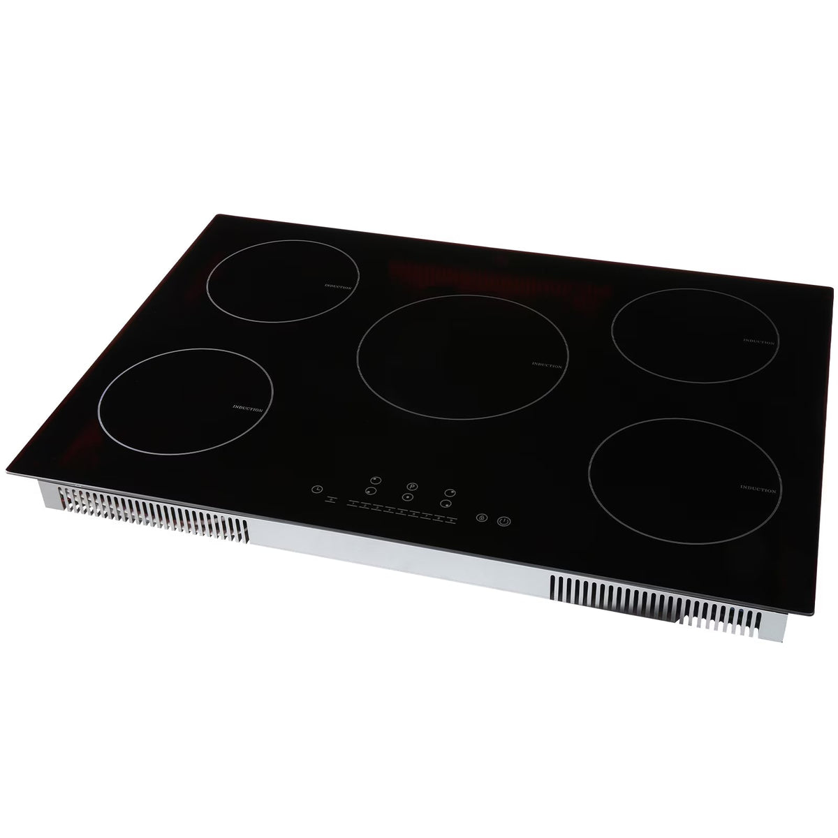 2026 NEW KFFKFF Electric Range, 5 Elements, 30'' Built-in Induction Cooking Surface, 9200W, 9 Power Settings, LED Display, Safety Lock & Heat Guard