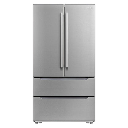 2026 NEW Cosmo 5 Piece Kitchen Appliance Package With 30" Electric Cooktop 24" Single Electric Wall Oven 30" Over-the-range Microwave French Door Refrigerator & 24" Built-in Fully Integrated Dishwasher