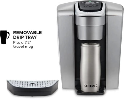 2026 NEW Restored Keurig K-Elite Single-Serve K-Cup Pod Coffee Maker, (Brushed Silver) (Refurbished)