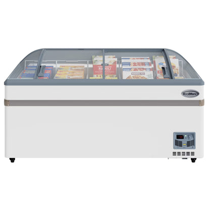 2026 NEW 65 Inch Manual Defrost Island Chest Freezer 16 cu. ft. Capacity in White