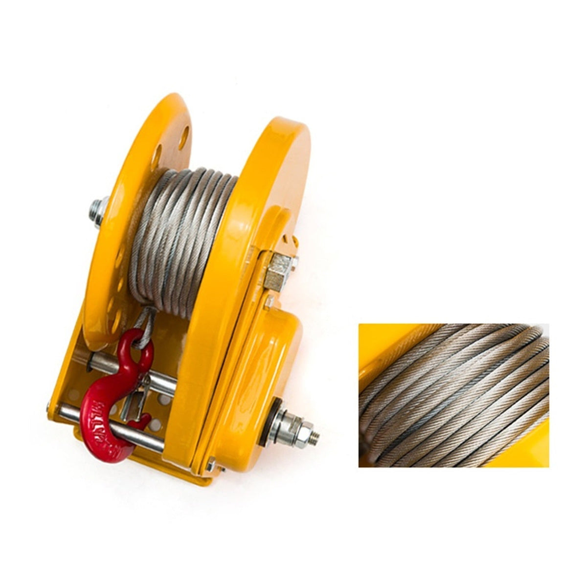 2026 NEW Small Winch Tractor,2600 LBS Portable Hand Crank Two-way Self-locking Manual Winch Household Small Winch Tractor ,Powerful Pulling Performance