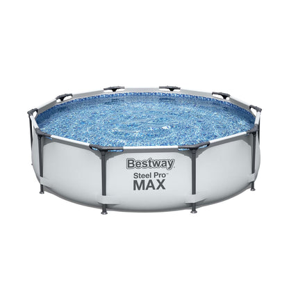 2026 NEW Bestway Steel Pro MAX 10' x 30" Above Ground Pool Set Round