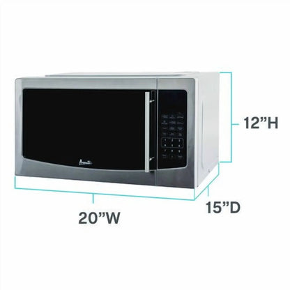 2026 NEW Avanti 1.1 cu. ft. Stainless Steel Microwave Oven, 1,000 W, Mirror-Finish