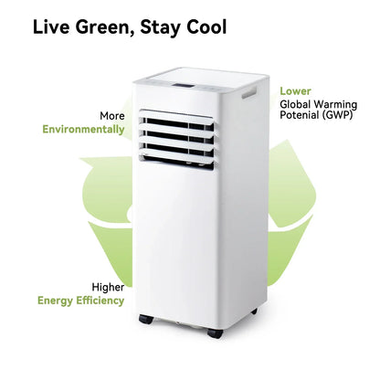 2026 NEW Bapipro 10,000 BTU Smart Portable AC - WiFi/Remote, 4-in-1 for 300 Sq.Ft, 24H Timer, Window Kit, "55dB, ETL Certified