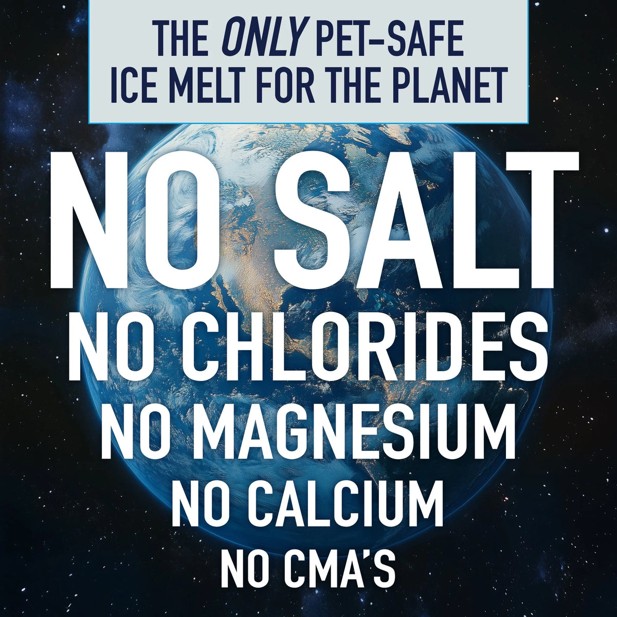 2026 NEW Safe Paw Pet Safe Ice Melt, 100% Salt and Chloride free with Traction Agent, Non-Toxic, Fast Acting, Lasts 3X Longer -C 35 Lbs