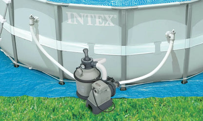 2026 NEW Intex 1200 GPH Krystal Clear Above Ground Pool Sand Filter Pump Set | 28643EG