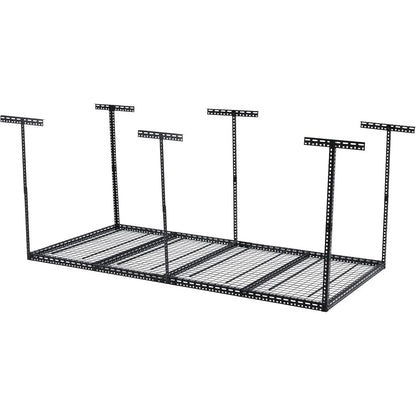 2026 NEW Pinypikaka 4'x8' Overhead Garage Storage Rack, 22"-40" Height Adjustable Ceiling Storage Rack 660lbs Weight Capacity