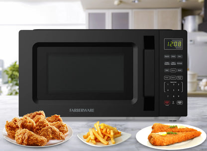 2026 NEW Farberware 1.1 Cu. Ft. 1000-Watt Compact Microwave Oven, Black