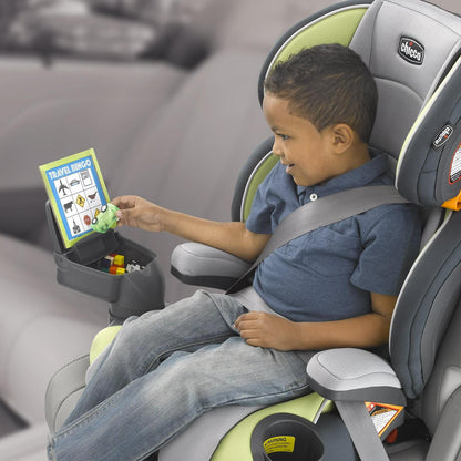2026 NEW Chicco KidFit Zip Plus 2-in-1 Belt Positioning Booster Car Seat - Taurus (Black/Grey). New