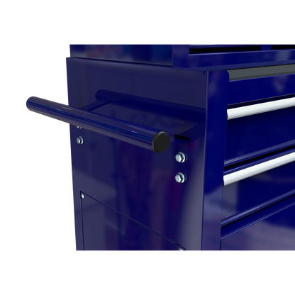 2026 NEW Pouseayar 8-Drawer High Capacity Rolling Tool Chest Storage Cabinet, Blue