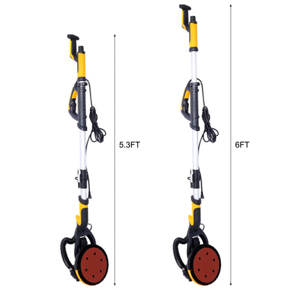 2026 NEW Faitaliicy Drywall Sander Vacuum Dust Collection Wall Sander With Foldable Handle 6.5A 780W Electric Drywall Sander With Variable Speed 900-1800RPM