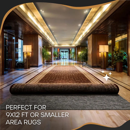 2026 NEW Nevlers 9 ft. x 12 ft. Non-Slip Felt Rug Pad for Carpet Padding