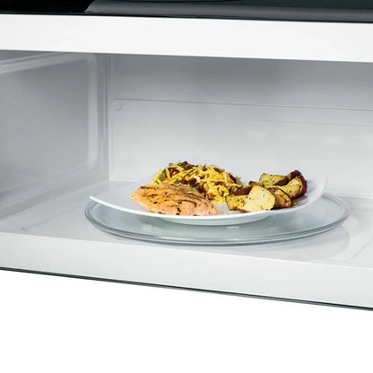 2026 NEW GE JVM3160RFSS 1.6 Cu. Ft. Over-the-Range Microwave Oven Stainless Steel Bundle with Deco Chef Pair of Red Heat Resistant Oven Mitt and 3 YR CPS Enhanced Protection Pack