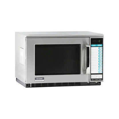 2026 NEW Sharp R-25JTF 2100W Heavy Duty Commercial Microwave Oven,Stainless Steel Door