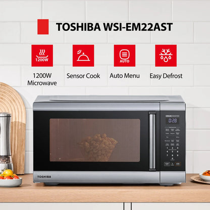 2026 NEW Toshiba 2.2 cu. ft. 24.4'' Microwave Oven in Stainless Steel