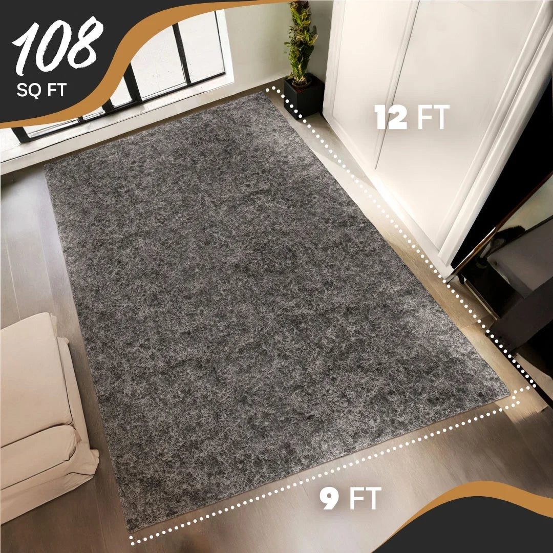 2026 NEW Nevlers 9 ft. x 12 ft. Non-Slip Felt Rug Pad for Carpet Padding