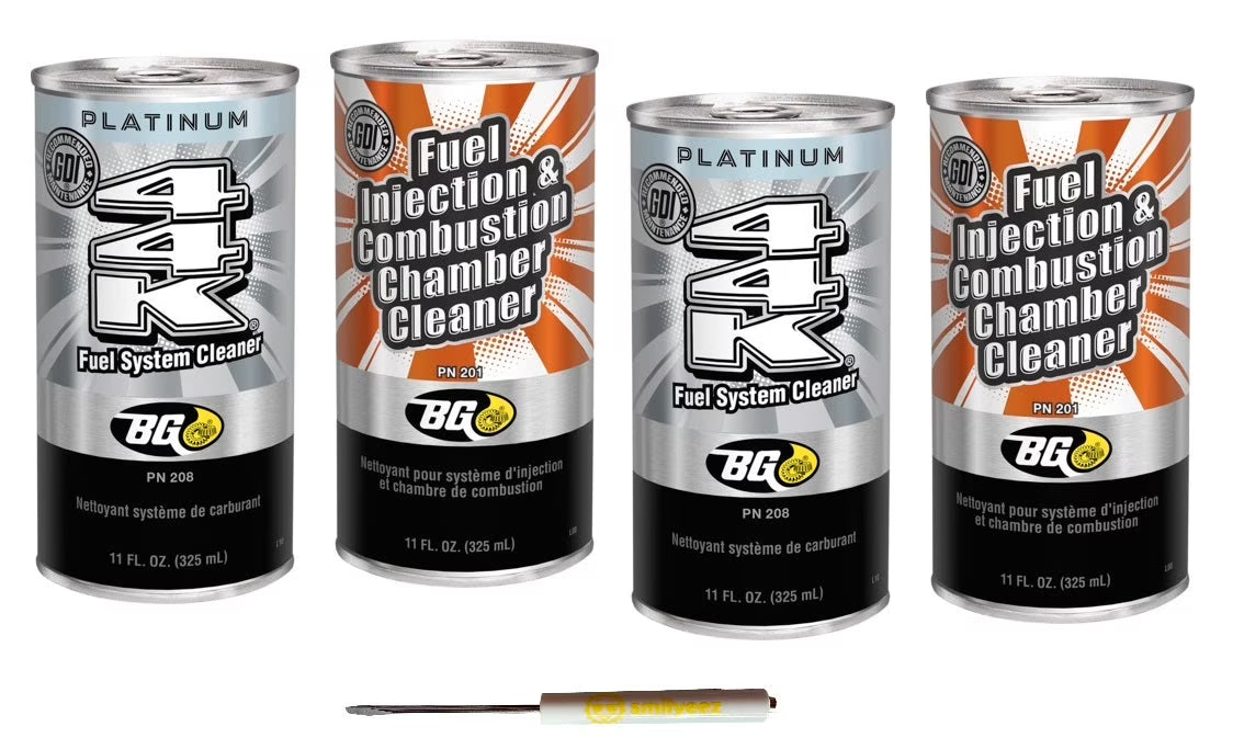 2026 NEW BG K1003 Fuel Injection & Combustion Chamber Cleaner PN 201 & BG Platinum 44K Fuel System Cleaner PN 208 With Pocket Screwdriver